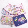 thumbnail image 3 of Sanrio-monedero de Hello Kitty My Melody para niños, cartera Kawaii, pompón de Anime, Purin, Cinnamoroll, tarjetero, Pu, regalos, 3 of 4