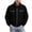 Black, variant on Men's Casual Military Jacket Stand Collar Bomber Jackets Casual Lightweight Vintage Work Coat