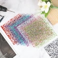 thumbnail image 4 of Uxcell 2Pcs Silver Glitter Acrylic Sheets 1/8" Thickness 8"x8" Transparent Sparkly PMMA Plastic Sheets for Laser Cutting, 4 of 6