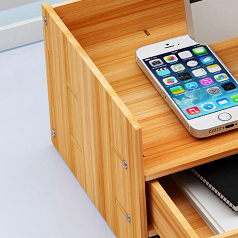 CHZIMADE Computer Desktop Monitor Stand Laptop TV Display Screen Computer Riser Shelf
