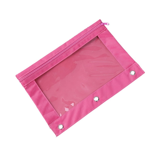 Youkk Pochette Durable avec Fermeture Éclair pour Ranger et Transporter des Dossiers Importants, Rose 1Set