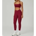thumbnail image 6 of PISONIC Two Piece Workout Sets For Women Sport Bra Matching High Waist Scrunch Butt Leggings Gym Yoga Active Wear Outfits, 6 of 6