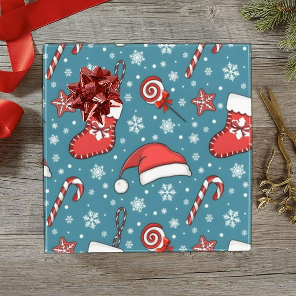 Wrapping Paper Gift Wrap – Vintage Christmas Hats – 1, 2 or 3 Rolls - 58 x 23 (1 Roll)