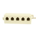 thumbnail image 2 of Unique Bargains Plastic RJ11 1 Male to 5 Female Telephone Line Splitter Connector, 2 of 2