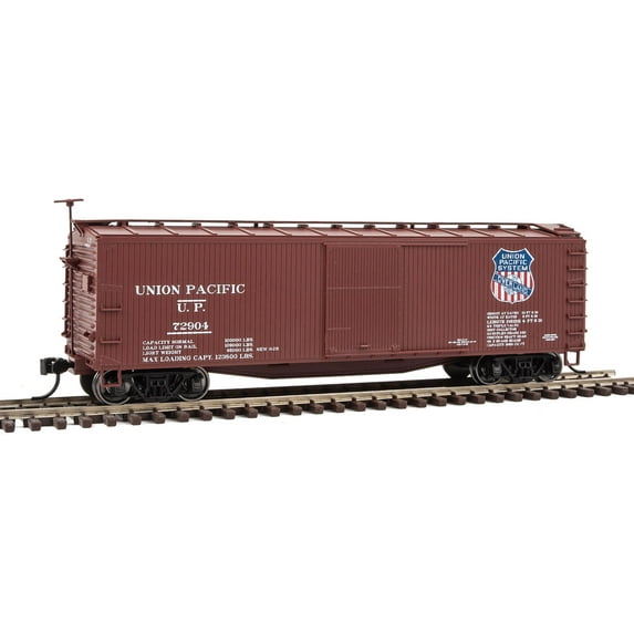Walthers HO Scale 40' USRA Wood Boxcar Union Pacific/UP/Overland Route #72904