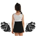 thumbnail image 2 of Alvivi Kids Girls Cheerleading Costumes Sequin Dress With Pom Poms Uniform 4-14, 2 of 6