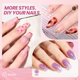 thumbnail image 4 of Set de esmaltes de uñas Beetles Jelly Gel, 36 colores con capa base, 4 of 7