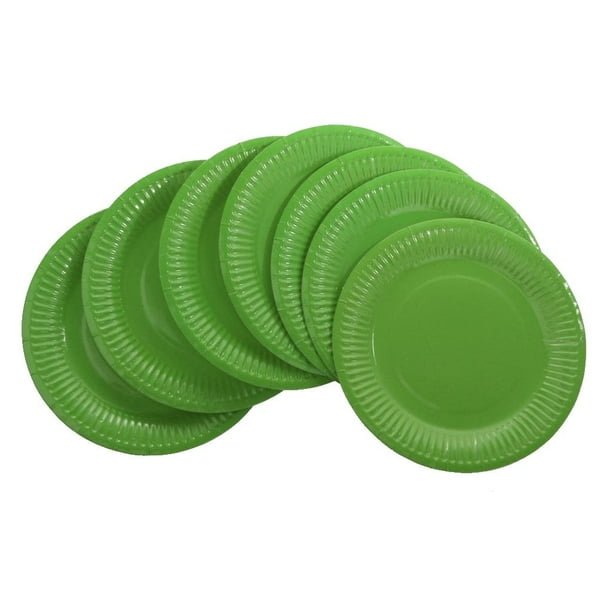 10pcs Desechable Partido Vajilla forma forma Papel De Cumpleaños