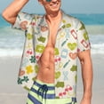 thumbnail image 7 of Susaid Medical Icons Print Hawaiian Shirts for Men Women,Hawaiian Summer Short-Sleeve Casual Relaxed-Fit Button-Down,X-Large, 7 of 7