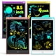 thumbnail image 1 of Tableta de escritura LCD TECJOE de 8.5 pulgadas, colorida pizarra para garabatos x4, 1 of 7