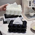 thumbnail image 5 of Tissue Box Cover Rectangle Clearance Barhoo Kleenex Box Covers Elegant and Luxurious Style Tissue Box A High End and Functional Tissue Storage Solution Specifically Designed for the Comfortable, 5 of 8