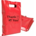 thumbnail image 4 of OPTIPAK Plastic Bags with Handles 16x18 Merchandise for Small Business,Die-Cut Retail Shopping & Boutique Bags,Gifts and Adult Goodie Bag,Vendor Event and Tradeshow Supplies,Thank you, 4 of 6