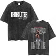 thumbnail image 5 of Camiseta de Tate mcae Greedy Album Tour Merch para hombre y mujer, camisa de manga corta lavada Vintage a la moda, camisetas de gran tamaño 100% de algodón, 5 of 5