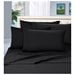 thumbnail image 2 of Elegant Comfort 1500 Premier Hotel Collection Super Soft Wrinkle Free 4 pc Sheet Set Deep Pocket Great Deal Queen Black, 2 of 2