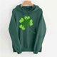 thumbnail image 3 of Uootdi Oversized St Patricks Day Hooded Sweatshirts for Women Irish Saint Pattys Shamrock Crewneck Long Sleeve Shirts Holiday Trendy Pullover Tops Gift, 3 of 6