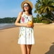 thumbnail image 3 of Balery Wildflowers Vestidos de verano para mujer con estampado: vestido holgado sin mangas, vestido playero informal y cómodo para días calurosos., 3 of 7