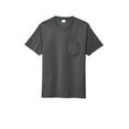thumbnail image 3 of Port & Co Adult Male Men Plain Short Sleeves T-Shirt Coal Grey 2X-Large, 3 of 4