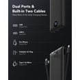 thumbnail image 2 of Cargador portátil VRURC de 10000 mAh con enchufe de pared, carga rápida de 20 W, 2 of 9