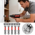 thumbnail image 2 of Eqslft 5Pcs Drywall Bit Attachment With Depth Stop Drywall Screwdriver Bits Gypsum Board Screwdriver Bits S2 Steel Hex Shank For Sheetrock And Plasterboard, 2 of 7