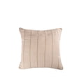 thumbnail image 5 of Jute Striped Dune Tan Premium Luxury Cotton Decor Accent Throw Pillow, 18" x 18", 5 of 7