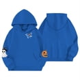 thumbnail image 4 of Girls Boys Halloween Hoodies Long Sleeve Loose Casual Printed Sweatshirt with Pocket Fall Winter Party Holiday Clothes, 4 of 4