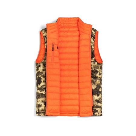 Savage Arms Reversible Duck Down Vest-Men s Western Brown Camo Small 6M02BC00