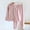 Pink, variant on NTACZA Pajamas for Women Set Zip Up Fluffy Flannel Pjs Sets Thermal Long Sleeve Fuzzy Winter Lounge Sets for Women L