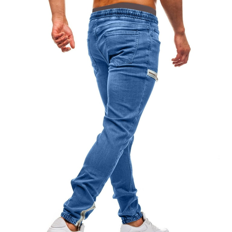 Skinny Jeans Men Enzo Mens Skinny Stretch Jeans Slim Fit Flex