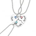 thumbnail image 2 of Necklace Best Friends Foreve Love Letters Friendship Pendant Clavicle Chain Pendant Choker Necklace Necklaces Sparkly Necklace Chain Jewerly Fashion Minimalist Party Prom Accessories for Women, 2 of 3