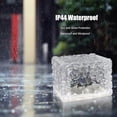 thumbnail image 2 of 7 x 7 x 5 cm 4 Pack Warm White PVC Solar Bricks with Light Sensor, On/Off Solar Lights for Garden Path, Lawn, Yard, Patio, Pond, 2 of 5