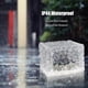 thumbnail image 2 of 7 x 7 x 5 cm 4 Pack Warm White PVC Solar Bricks with Light Sensor, On/Off Solar Lights for Garden Path, Lawn, Yard, Patio, Pond, 2 of 5