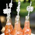 thumbnail image 2 of 60th Wedding Anniversary Decorations 30Pcs We Still Do 60 Years Straws Silver Striped Cheer to 60 Years Paper Straws for Happy 60th Slivery Wedding Anniversary Supplies, 2 of 5