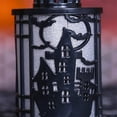 thumbnail image 5 of Halloween Decorations Handheld Lamp Lantern with Spider/Castle Silhouette, 5 of 5