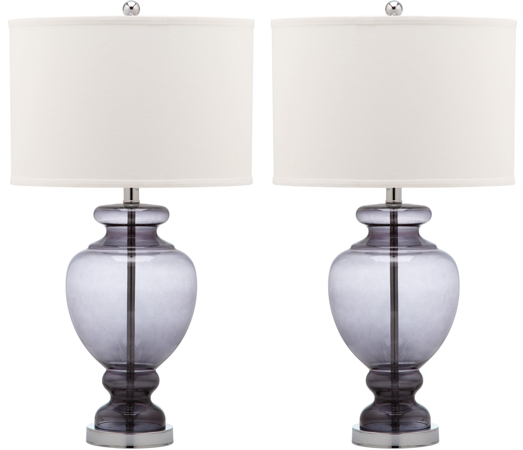 Safavieh Morocco 27" Glam Table Lamp with Glass White Shades (2 Count)