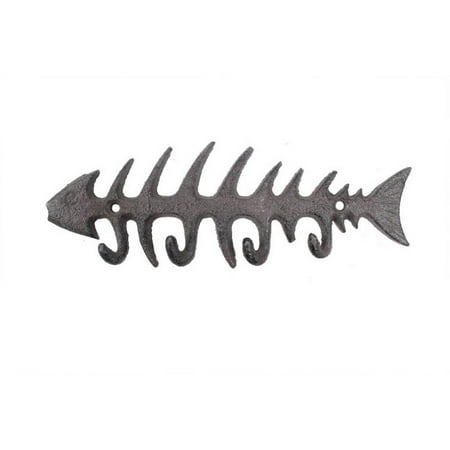 - Cast Iron Fish Bone Key Rack 8