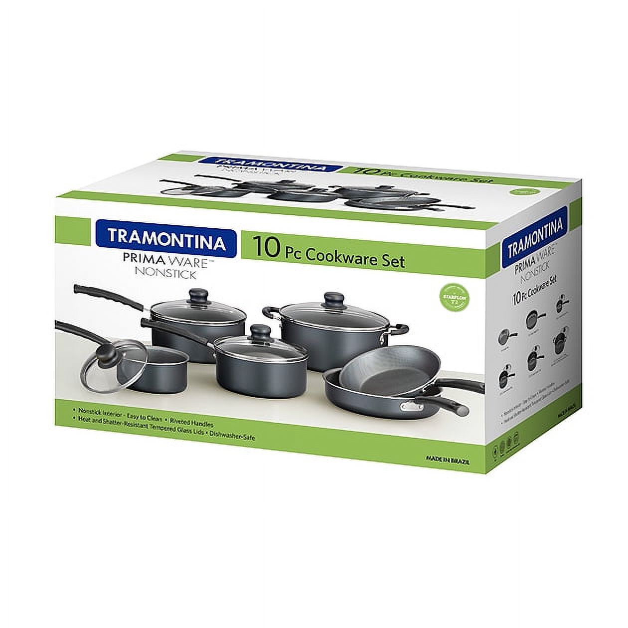 Tramontina Primaware Non-stick Cookware Set, 10 Piece - image 2 of 7