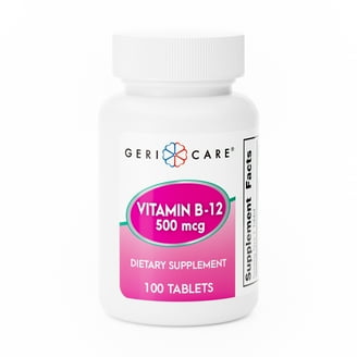 Major - Vitamin B-12 Supplement - 1000 mcg Strength - Tablet - 130 per  Bottle - Walmart.com