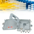 thumbnail image 1 of Optical Splicing Box, IP65 Easy Installation Optical Fiber Distribution Box 1 To 4 or 8  for Indoor, 1 of 7
