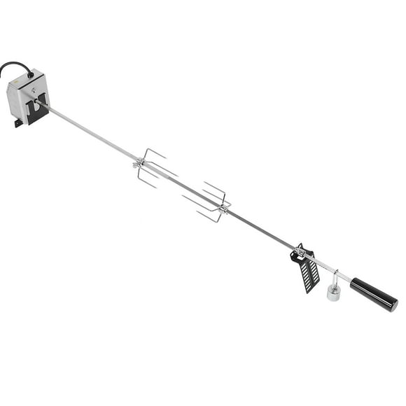Kit De Parrilla De Rotos De Barbacoa Eléctrica, Acero Inoxidable 133 Cm Capacidad De Carga De 15 Kg Kit De Barbacoa Giratoria Automática Para Fiesta