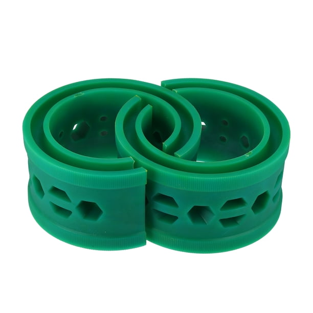 2 Piezas Verde Coche Bobina Resorte Amortiguador Goma Amortiguador Universal A + Tipo