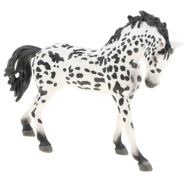 Figuras de animales de juguete Sunnimix Caballo manchado Plástico Educativo