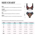 thumbnail image 6 of Honeii Vibrant Psychedelic Eye Print Women’s Bikini Set,Two Piece Swimsuit Bathing Suits,Stylish High Elasticity Swimwear for Beach and Pool, 6 of 7