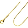 thumbnail image 4 of Collar de cadena de serpiente de acero inoxidable de 1,2 mm para hombres y mujeres, 16-28 pulgadas, 4 of 5