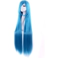 thumbnail image 5 of 100cm/ 39 pulgada medio lacio seorita lacio anime traje Pelucas, 5 of 5