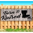 thumbnail image 1 of Born & Raised Louisiana 13 oz Vinyl Banner With Metal Grommets, 1 of 4