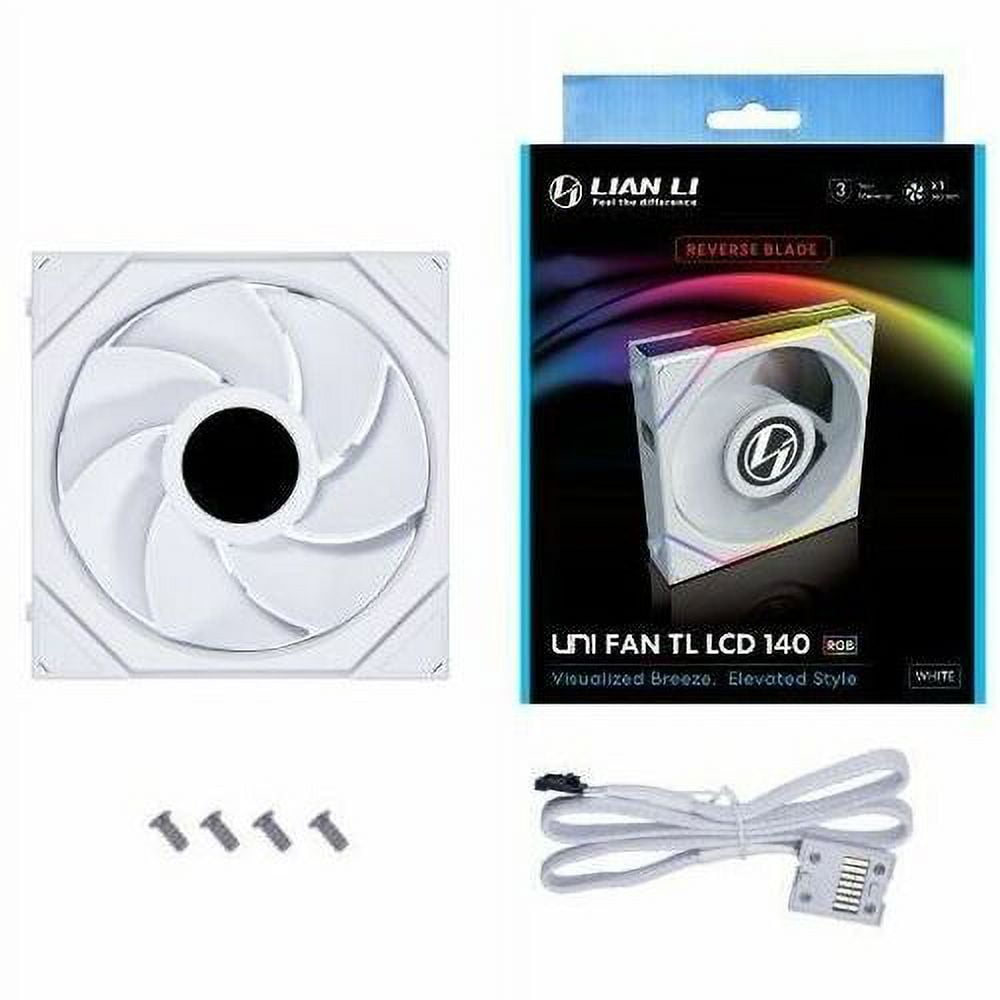 PC用ファン・クーラー LIANLI UNI FAN TL LCD 140 REVERSE BALDE Lian Li UNI FAN TL LCD 140 Reverse Blade - Walmart.com