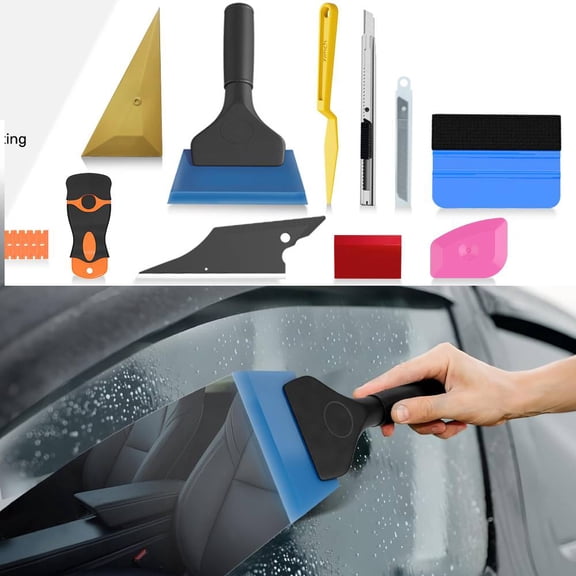 Vinyl Wrap Tool Window Tint Film Kit Car Window Tint Tool Set, 24Count