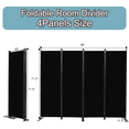 thumbnail image 3 of Room Divider Portable Room Dividers and Folding Privacy Screens, 88'' W Fabric Divider for Room Separation, 4 Panel Partition Room Dividers Freestanding Wall Divider Screen for Dorm Studio Office., 3 of 8