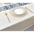 thumbnail image 4 of 140 x 140 cm Tablecloth PVC Plastic Tablecloth Water washable. Waterproof Square Table Protector for Kitchen, Picnic, Outdoor, Indoor, 4 of 5