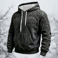 thumbnail image 2 of CONROSES Mens Hoodies Viking Mythology Graphic Y2K Long Sleeve Pullover Hoodie for Men Warm Fall Winter Hooded Sweatshirts with Pocket, 2 of 5